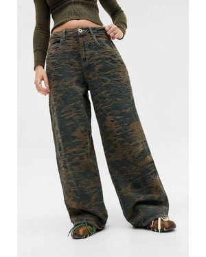 BDG Jaya Camo Tinted Denim Jeans - Multicolour