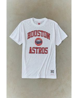 Mitchell & Ness Mlb All-Star Graphic Burnout Tee - Gray