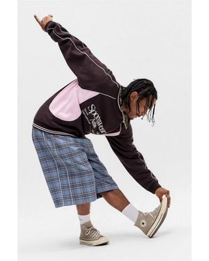 iets frans... Brown & Pink Sports Sweatshirt - Blue