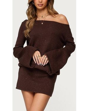 Edikted Ayv Sequin Floral Backless Mini Dress | Lyst