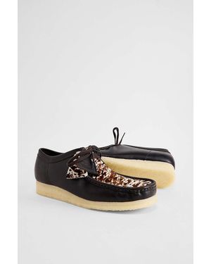 Clarks Brown Interest Wallabee Shoes