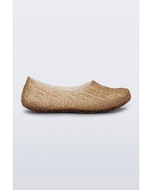Melissa Campana Papel Hug Jelly Ballerina Flat - White
