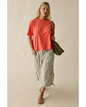 BDG Boxy Short Sleeve Spill The Tee - Multicolor