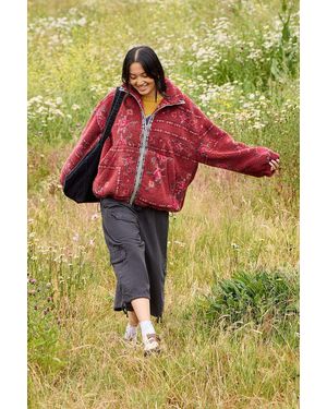 BDG Mae Fleece Jacket - Green