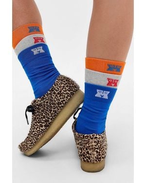 Happy Socks Solid Socks 3-pack At Urban Outfitters - Blue