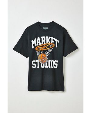 Market Studios Shooting For Peace Graphic Tee - Black