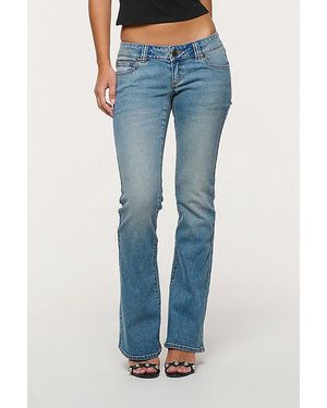 Abrand Jeans 00 Super Low Kick Tall Jean - Blue
