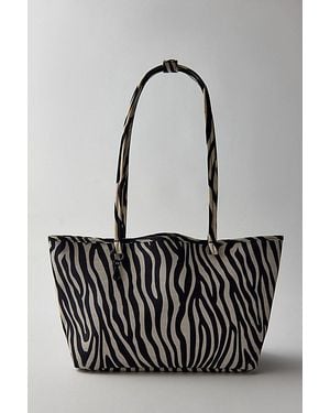 BAGGU Medium Nylon Reverse Tote Bag - Black