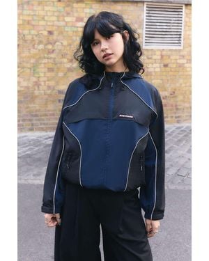 iets frans... Tilly Unwadded Hooded Shell Jacket - Blue