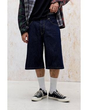 BDG Neo Rinse Skate Shorts - Blue