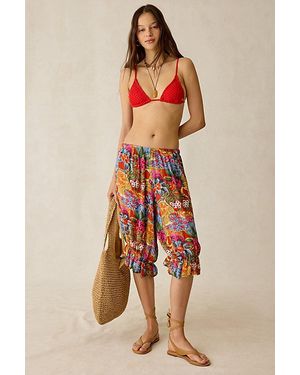 Vintage & ReMADE by UO Remade By Uo Floral Cropped Bloomers Pant - Multicolor