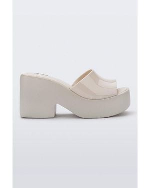 Melissa Posh Jelly Heel - White