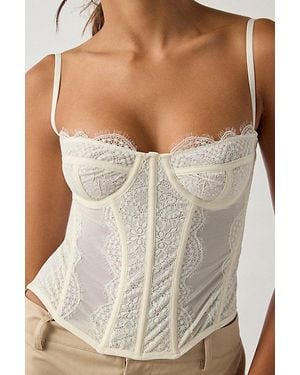 Out From Under Modern Love Corset - White