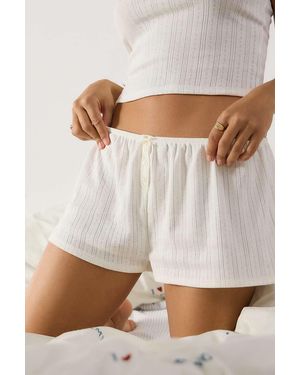 Out From Under Angie Boxer Shorts - White