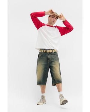 BDG Green Tint Neo Skate Denim Shorts