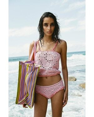 Gunes Rose Crochet Cami - Multicolor