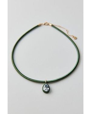 BaubleBar Lindsey Crystal Collar Necklace - Metallic
