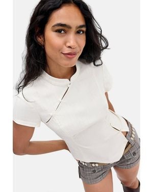 Silence + Noise Silence + Noise Maddy Asymmetric Blouse - White