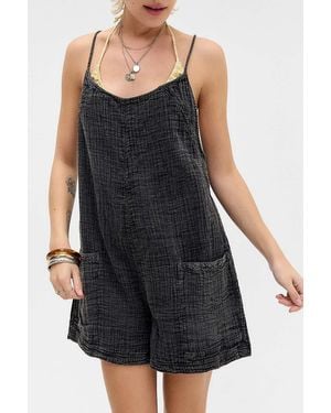 Out From Under Cabot Romper - Black