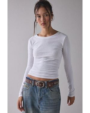 BDG Long Sleeve Spill The Tee - Blue
