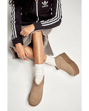 UGG Sand Classic Ultra-mini Platform Boots - Brown