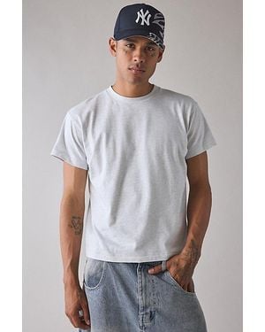 BDG Bonfire Cropped Cotton Tee - White