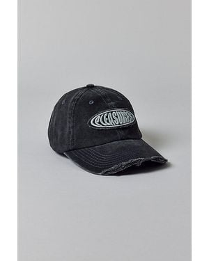 Pleasures Bubble Logo Distressed Hat - Blue