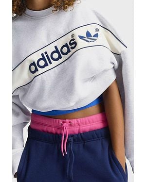 adidas Adisignature Ny Crew Neck Sweatshirt - Blue
