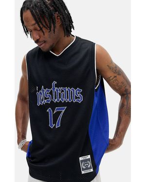 iets frans... Gothic Sportswear Vest Top Jacket - Blue