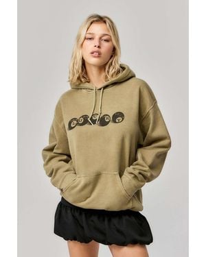 Urban Outfitters Uo Lucky Balls Hoodie - Natural