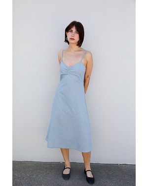 RAT BOI 90's Bias Slip Dress - Gray