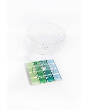 Subtle Studios Ombre Tile Coaster - Green