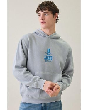 Mitchell & Ness Nfl Core Essentials Fleece Hoodie Sweatshirt - Grey
