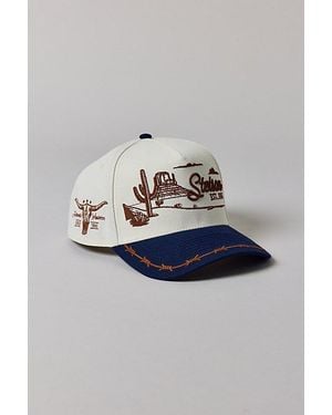 Stetson Landscape Embroidered Trucker Hat - Blue