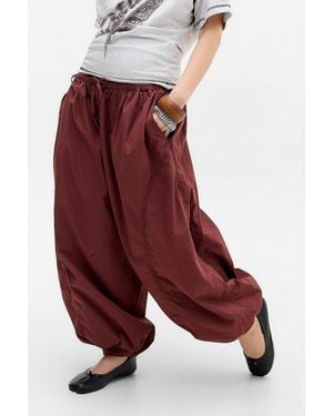 BDG Iris Balloon Trousers Xs At Urban Outfitters - Red