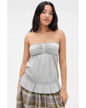 BDG Brittney Bandeau Top - White