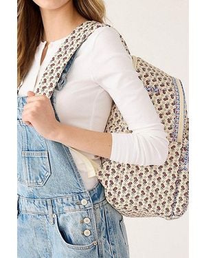 Vera Bradley Quilted Cotton Bancroft Backpack - Gray