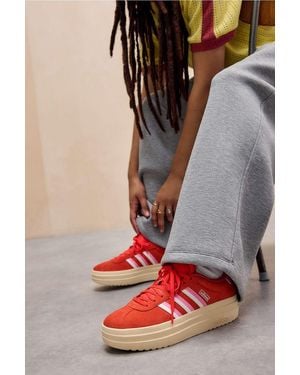 adidas Red Vl Court Bold Trainers