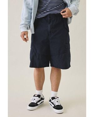 BDG Jacob Ripstop Cotton Cargo Shorts - Blue