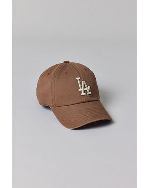 Mitchell & Ness Mlb Los Angeles Dodgers Logo Dad Hat - Natural