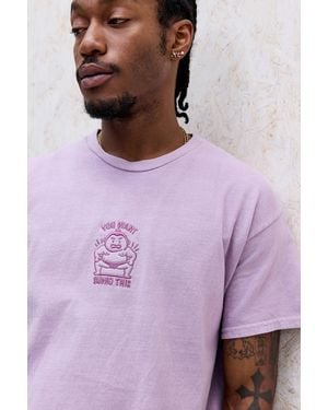 Urban Outfitters Uo Pink Sumo This Graphic Tee - Purple