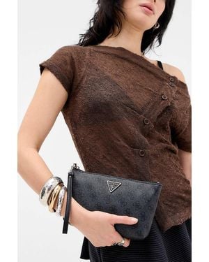 Guess Lauren Wristlet - Brown