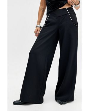 Motel Andota Studded Trousers - Blue