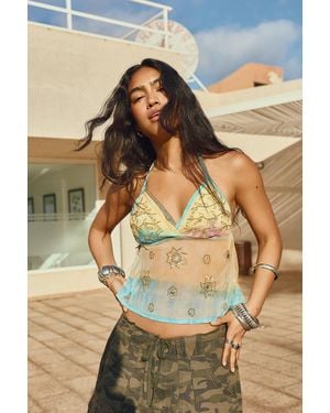 Kimchi Blue Mya Beaded Cami Xl At Urban Outfitters - Multicolour