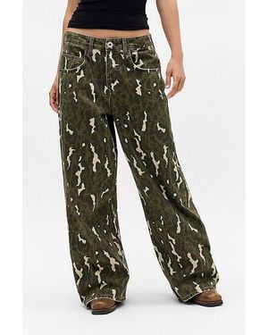 BDG Jaya Baggy Boyfriend Jeans - Green