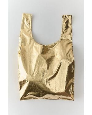 BAGGU Metallic Standard Reusable Tote Bag - Natural
