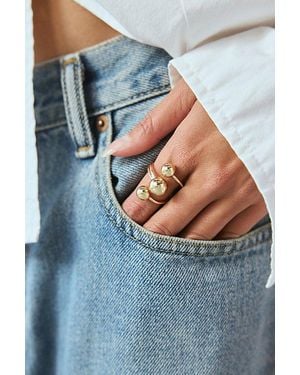 Urban Outfitters Eliza Triple Wrap Ring - Blue