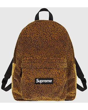 Supreme Velvet Backpack - Brown