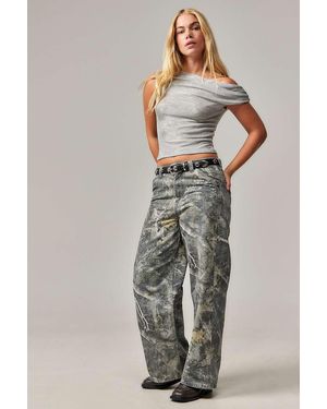Silence + Noise Silence + Noise Fia Metallic Top - Grey