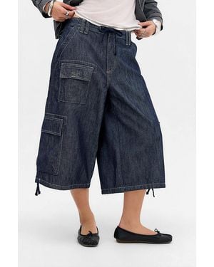 BDG Detroit Crop Jeans 24 At Urban Outfitters - Blue